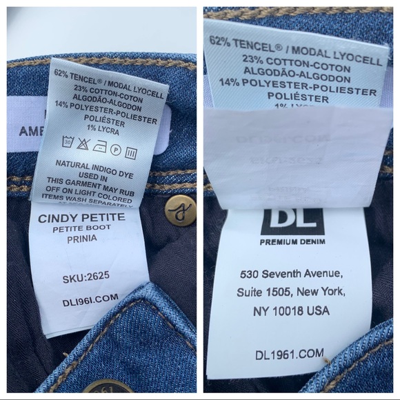 DL1961 Cindy Slim Bootcut Jean | Petite | 0 - Picture 8 of 11